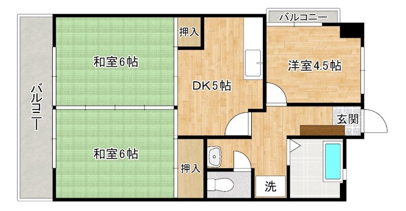 第８岡部ビル 301号室 間取り