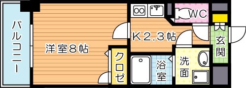 グランハイアット 405号室 間取り