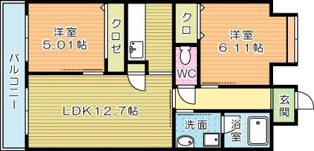 ＬＥＡＤ大手町（リード大手町）  1107号室 間取り