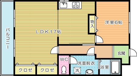 くさみ一木ビル 301号室 間取り