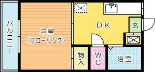 ロマネスクもりつね 101号室 間取り