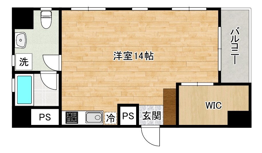 RUHIGER PLATZ（ルイジャープラッツ） 101号室 間取り