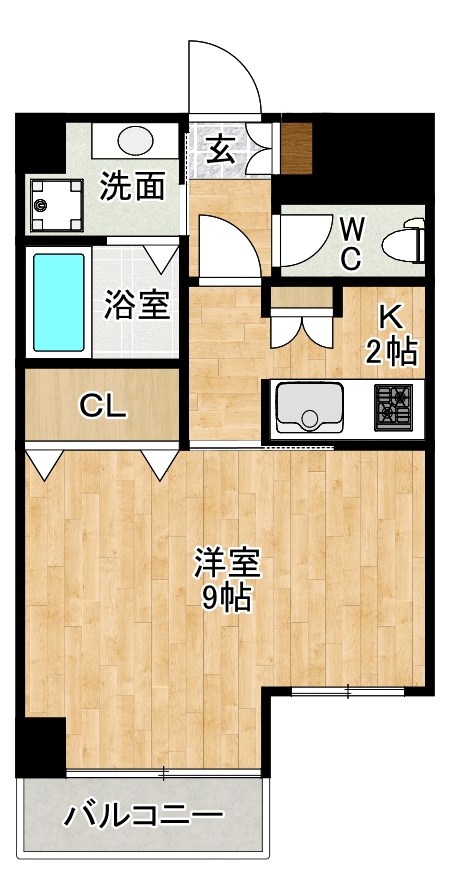 真鶴ＡＣＥビル 602号室 間取り