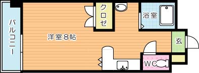 プレアール井堀   305号室 間取り
