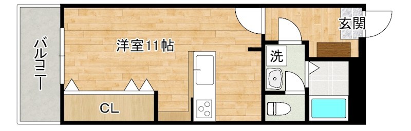 ＲＡＹ白銀（レイ白銀） 501号室 間取り