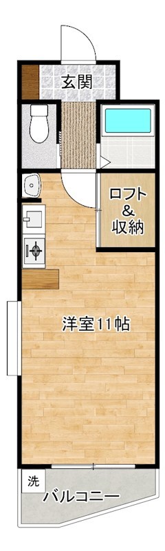 けやき通り内山 701号室 間取り