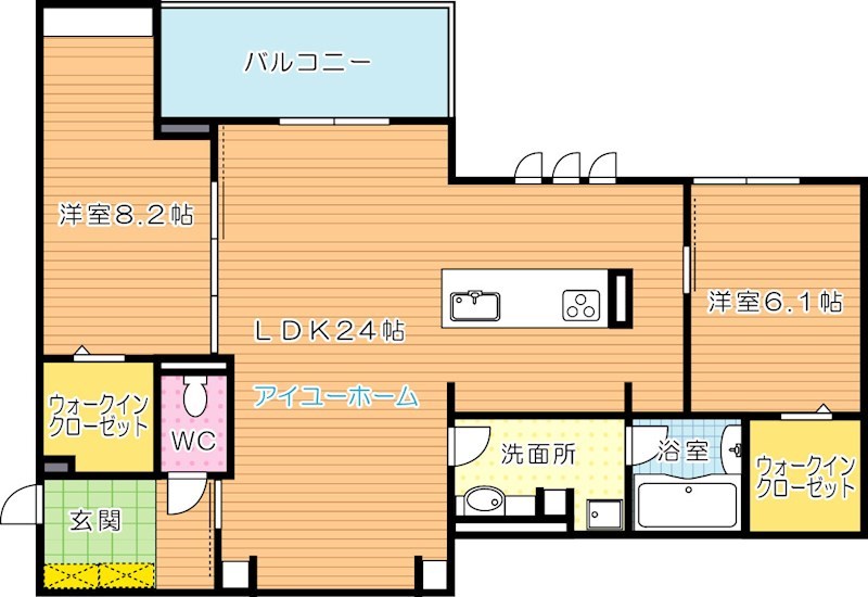DROOM八幡駅前 301号室 間取り