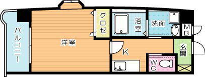 ERIOS COURT（エリオスコート） 410号室 間取り