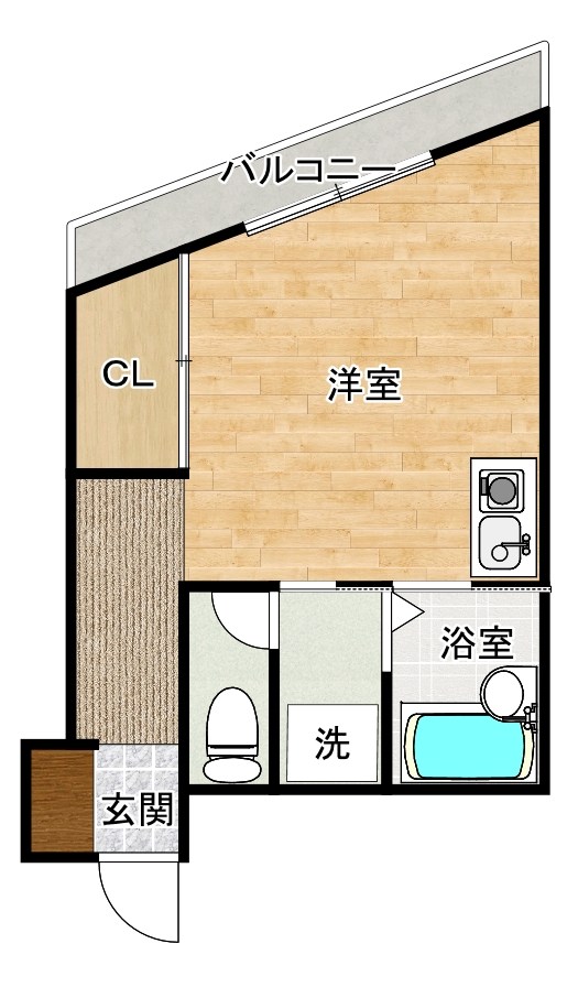メディケアビル 403号室 間取り