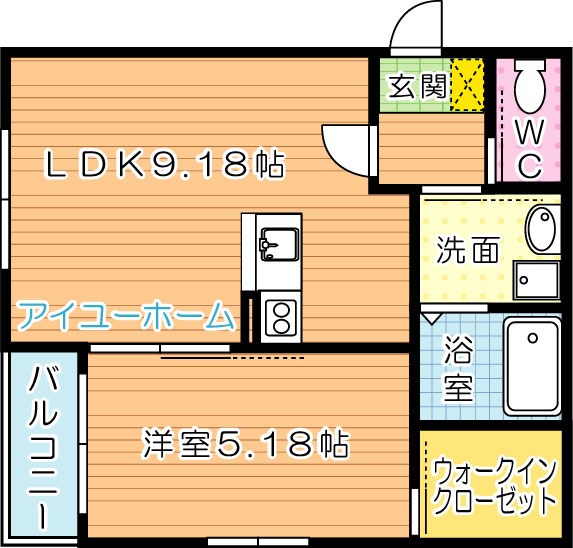 BRAVE BASE 木屋瀬（ブレイブベース木屋瀬） 101号室 間取り
