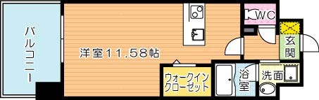 LEGEND111（レジェンド111） 906号室 間取り
