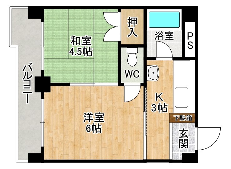 半田電設ビル 201号室 間取り