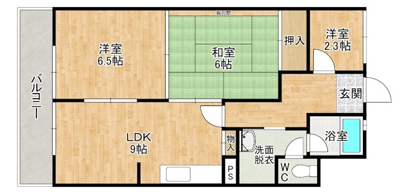 関谷ビル 203号室 間取り