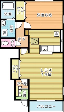 サンレミ葛原Ｅ 103号室 間取り