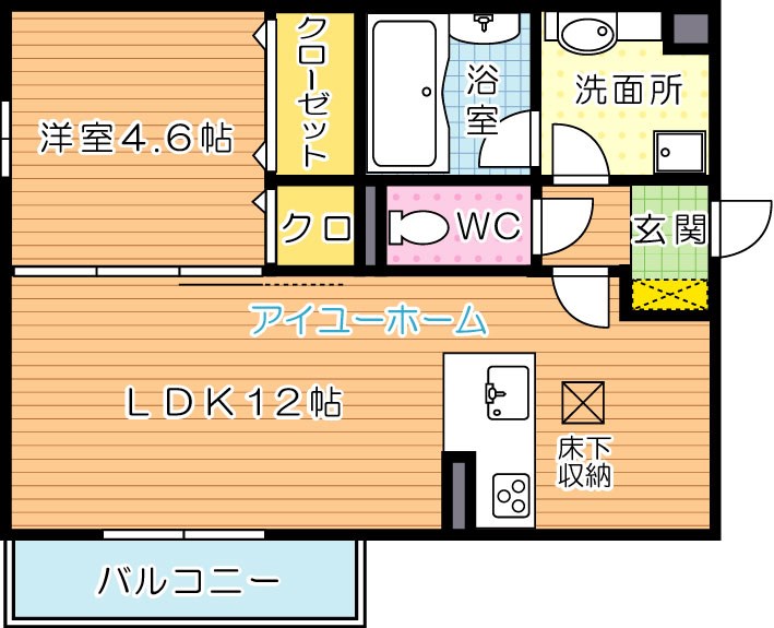 Island御開（アイランド御開） 101号室 間取り