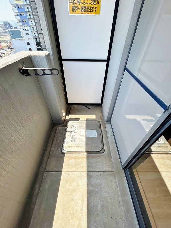 中津口センタービル ベランダ