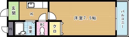 メゾンドプラトーⅡ 205号室 間取り