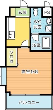 ギャラン吉野町 309号室 間取り
