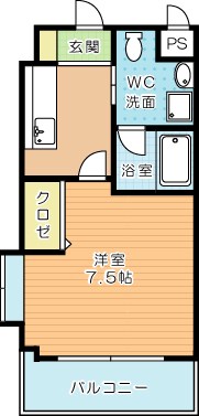 ギャラン吉野町 309号室 間取り