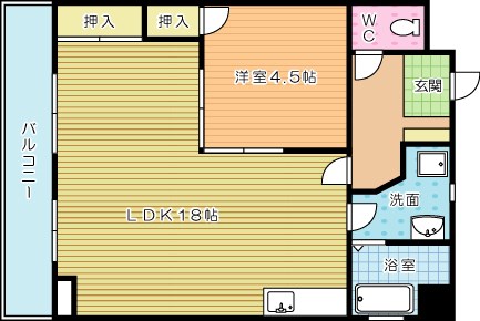 ファーストライフ大手町 202号室 間取り