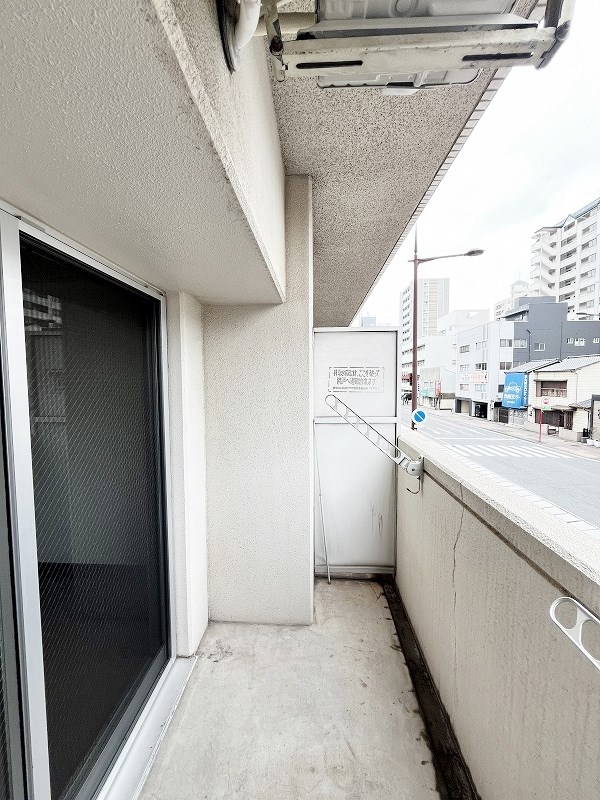 ラフィーネ到津学園通り ベランダ