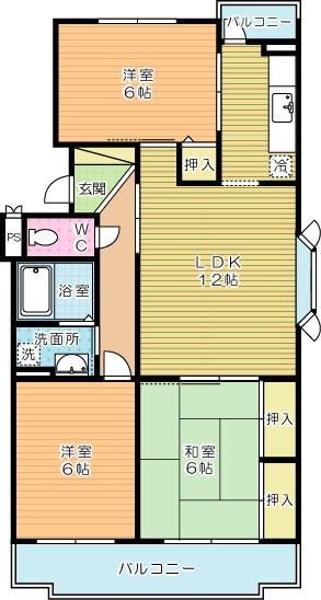 プレジデントタカヤ３ 401号室 間取り