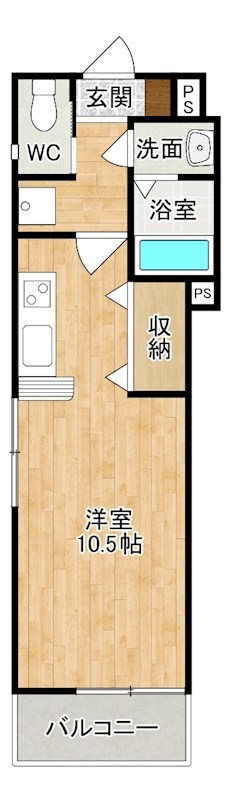 カーサナーシサス 301号室 間取り