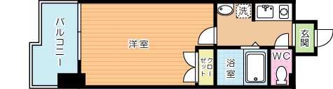 アリエス城野 403号室 間取り