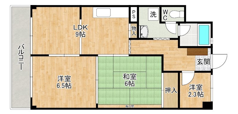 関谷ビル 203号室 間取り