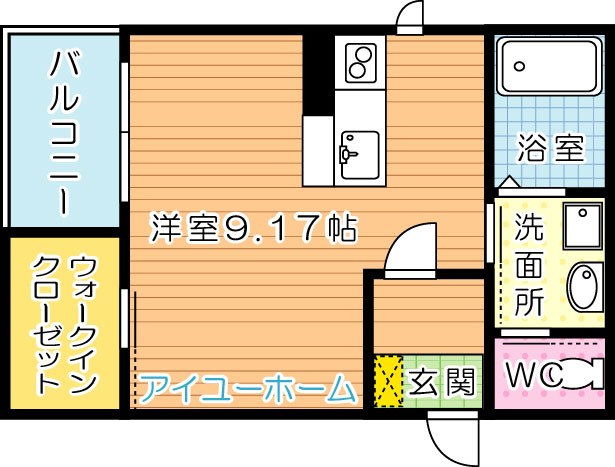 BRAVE BASE 陣原東（ブレイブベース陣原東） 201号室 間取り