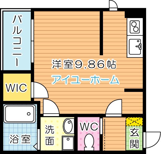 BRAVE BASE 陣原東（ブレイブベース陣原東） 203号室 間取り