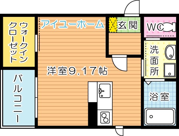 BRAVE BASE 陣原東（ブレイブベース陣原東） 305号室 間取り