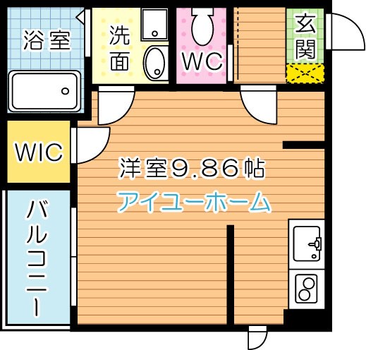 BRAVE BASE 陣原東（ブレイブベース陣原東） 302号室 間取り