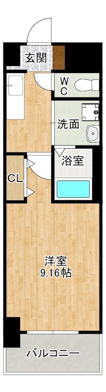 LEGEND鍛冶町（レジェンド鍛冶町） 602号室 間取り