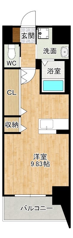 LEGEND鍛冶町（レジェンド鍛冶町） 703号室 間取り