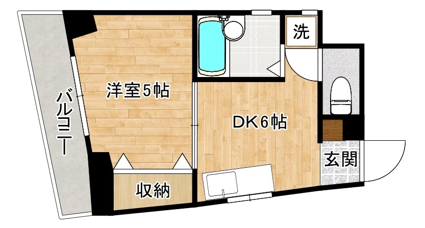 プリモレガーロ香春口   405号室 間取り