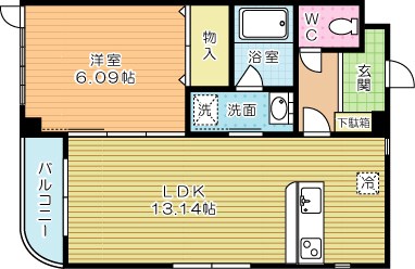 ピエモンテ 103号室 間取り