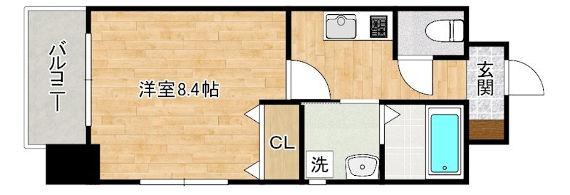 ブルースクエア響Ⅳ 305号室 間取り