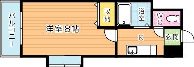 アリエストム 303号室 間取り