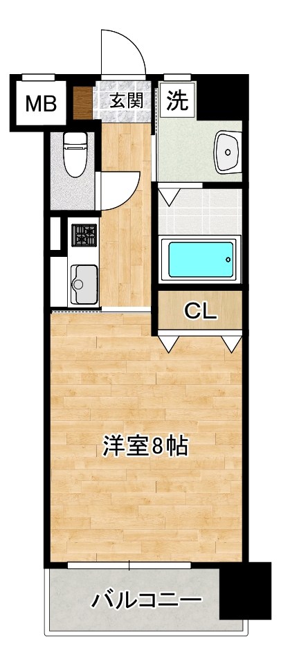 ピエタ  504号室 間取り