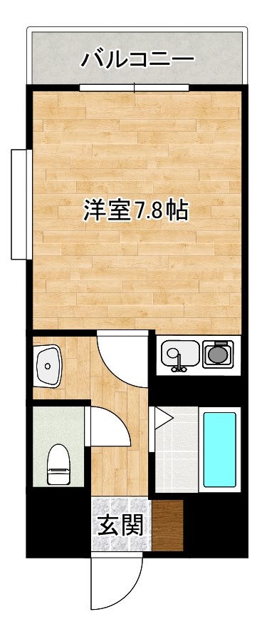 オリエンタル南小倉 403号室 間取り