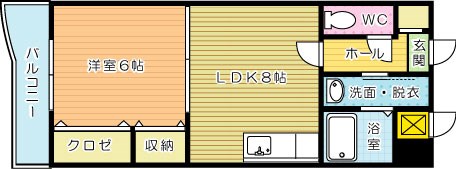 ＨＩＴ ＳＵＮＡＴＳＵ Ｂ.Ｌ.Ｄ（ヒット砂津ビル） 903号室 間取り