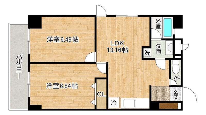 タカフジ・アパートメント  903号室 間取り