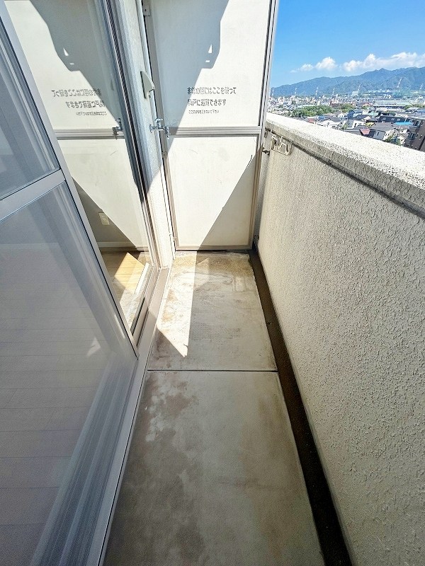 リッツ霧ヶ丘  ベランダ