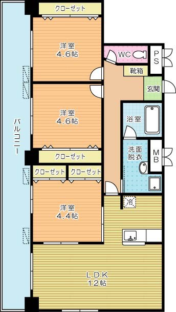 Ａｍａｚｉｎｇ Ｈｅａｒｔ（アメージングハート） 502号室 間取り