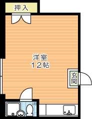 コーポひかり 203号室 間取り