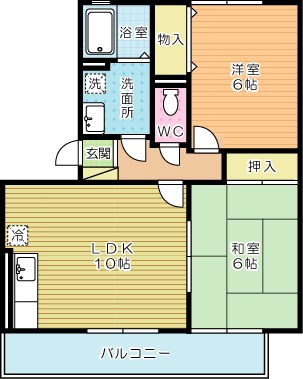 エトワール嵐山 301号室 間取り