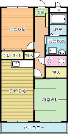 ルネッサンス宮ノ尾Ⅰ 203号室 間取り