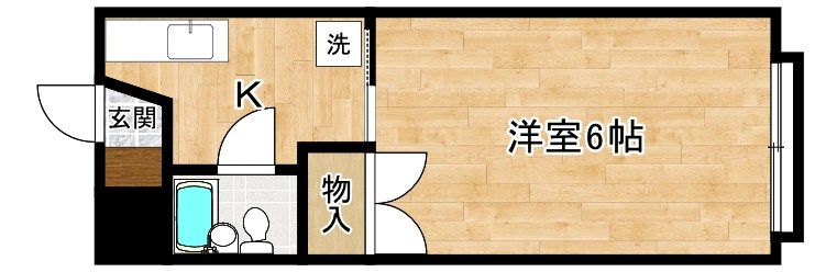 ホワイトプラザ中原1 301号室 間取り