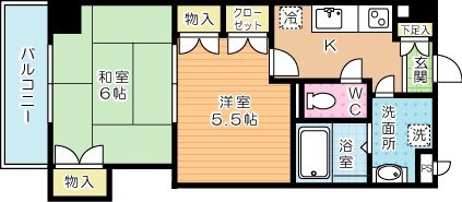 メゾンプリエール 302号室 間取り